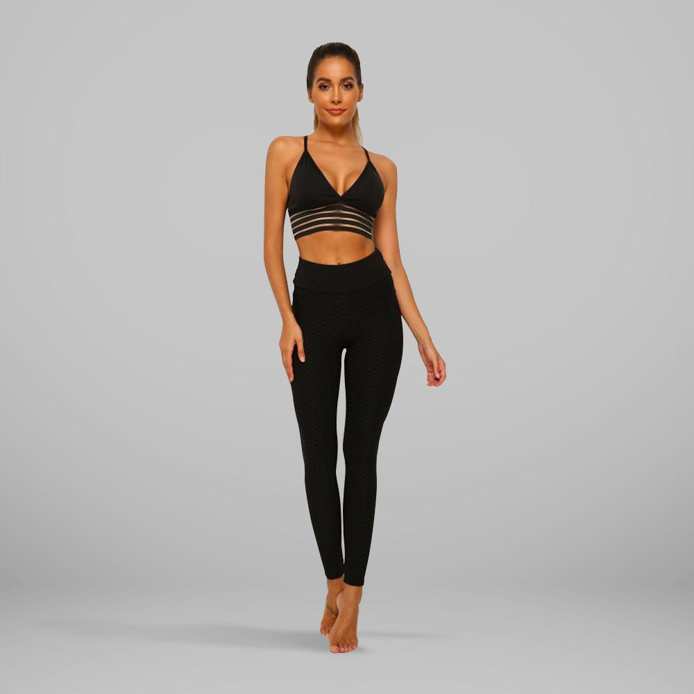 Anti-cellulite shaping and push-up leggings