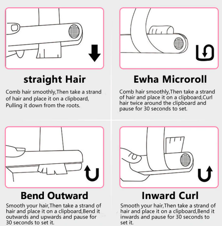 Mini lisseur de voyage en céramique