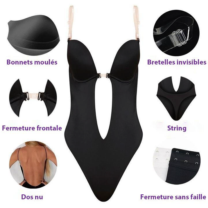 Body Sculptant & Gainant à Dos nu