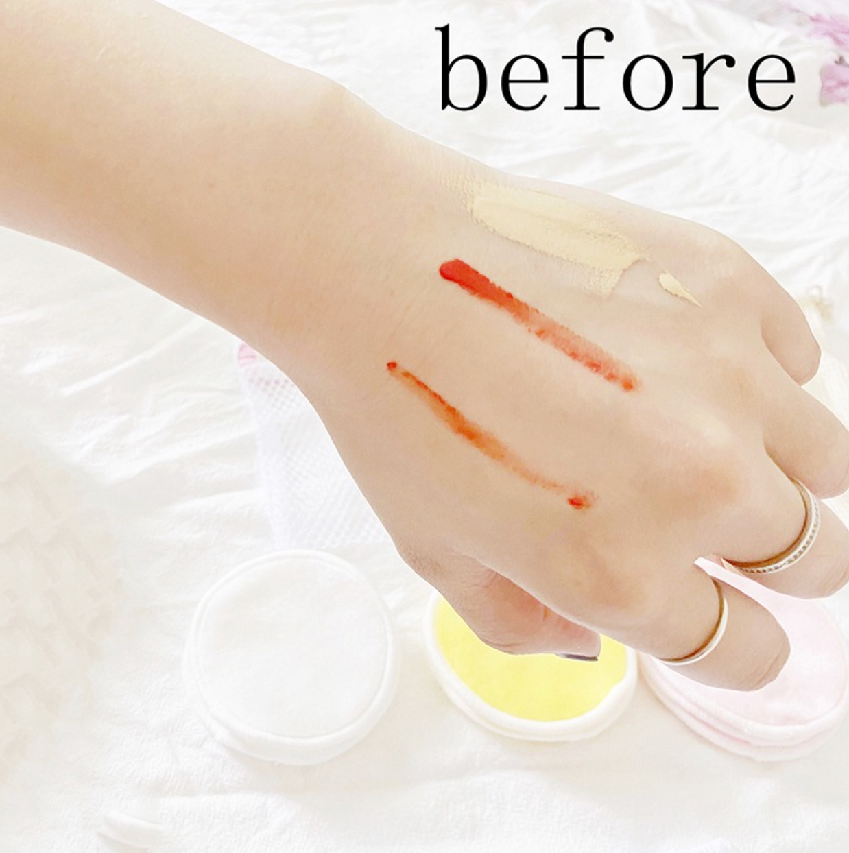 12x Cotons démaquillants lavables en fibres de bambou