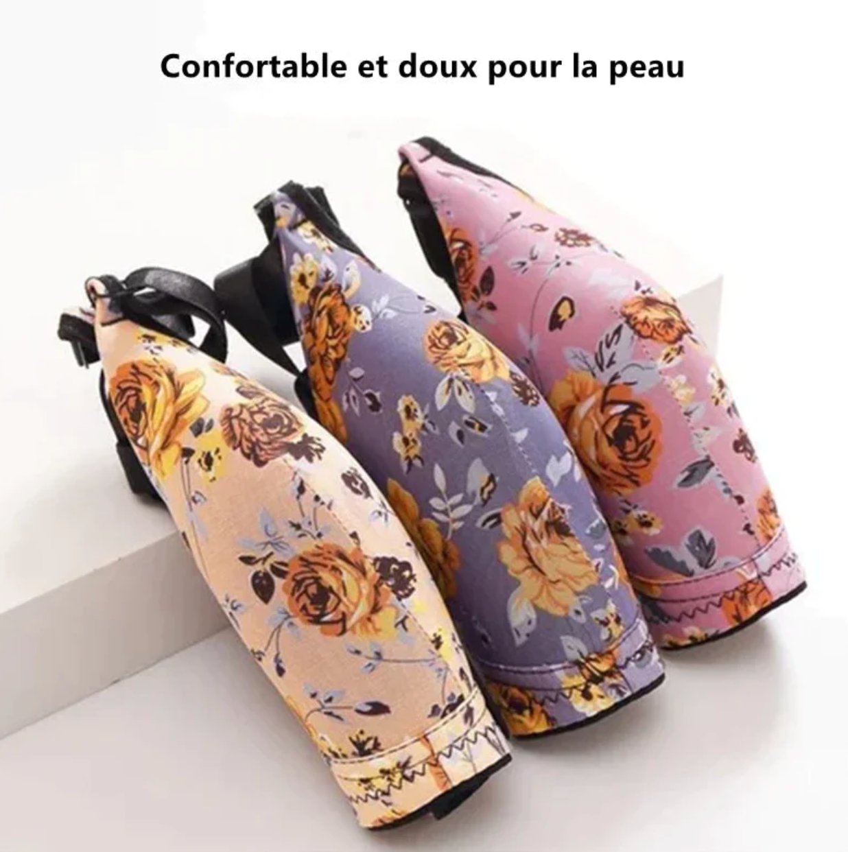 Soutien-gorge fleuris - Fermeture à l'avant