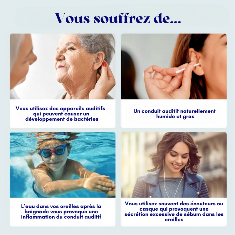 Ear'Cleaner - Nettoyeur Irrigateur d'oreilles électrique 4 modes