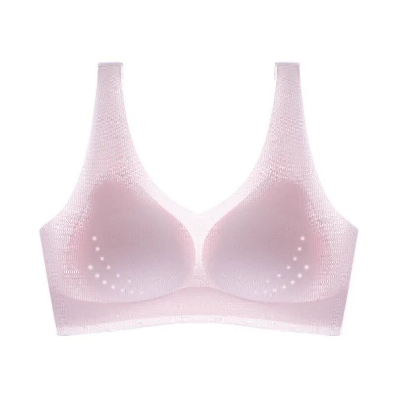 Brassière en Soie Glacée sans couture & 100% respirante