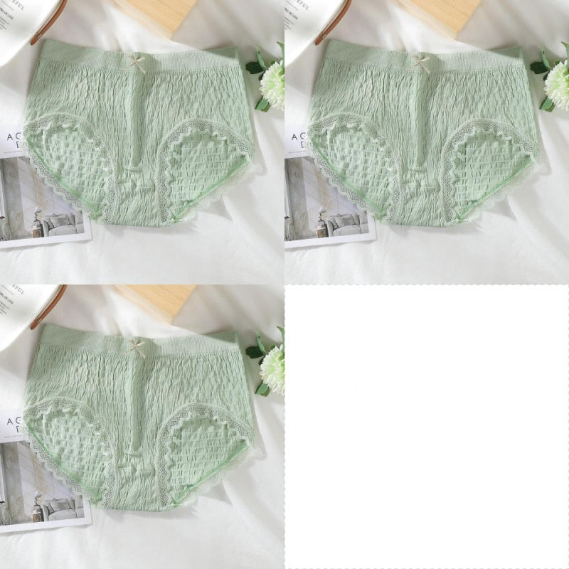 Lot de 3 culottes antibactériennes en coton