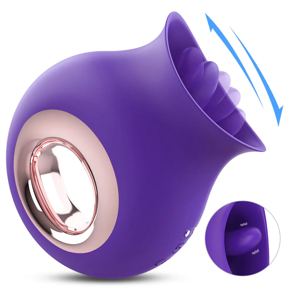 LICKY - Mini vibromasseur stimulateur cunnilingus 2 en 1