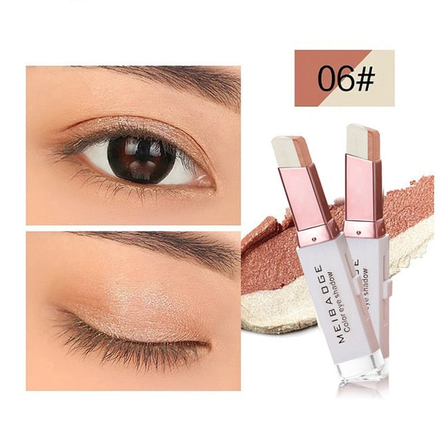 Lot de 3 Bâtons fard à paupières 2 en 1 Longue tenue + 1 EYELINER STAMP OFFERT