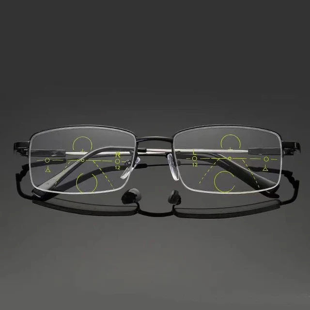 Lunettes mixtes progressives à branches flexibles