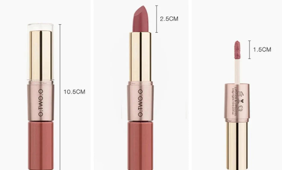 Rouge à lèvre 2 en 1 longue tenue