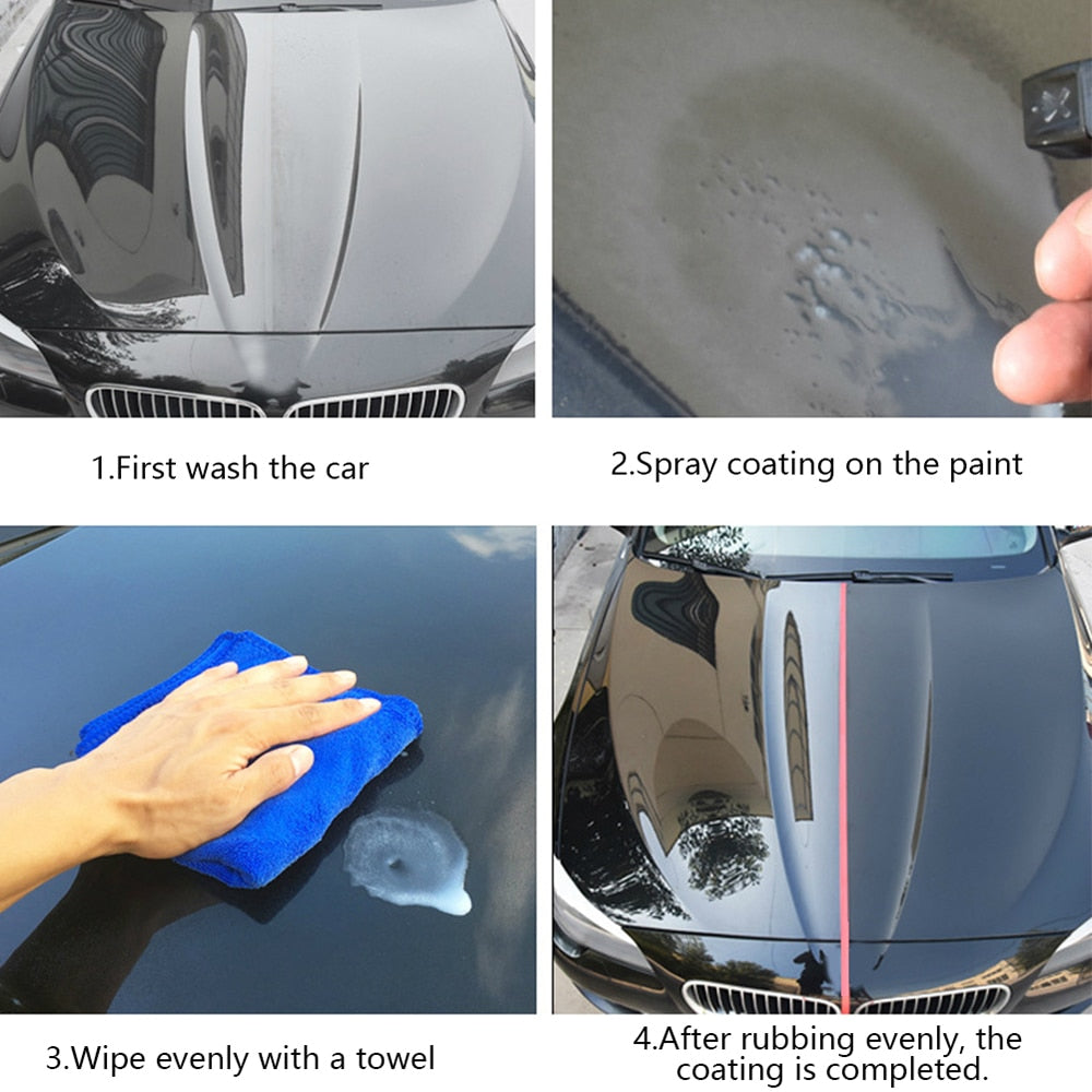 Revêtement céramique hydrophobe pour voiture - Brillance extrème