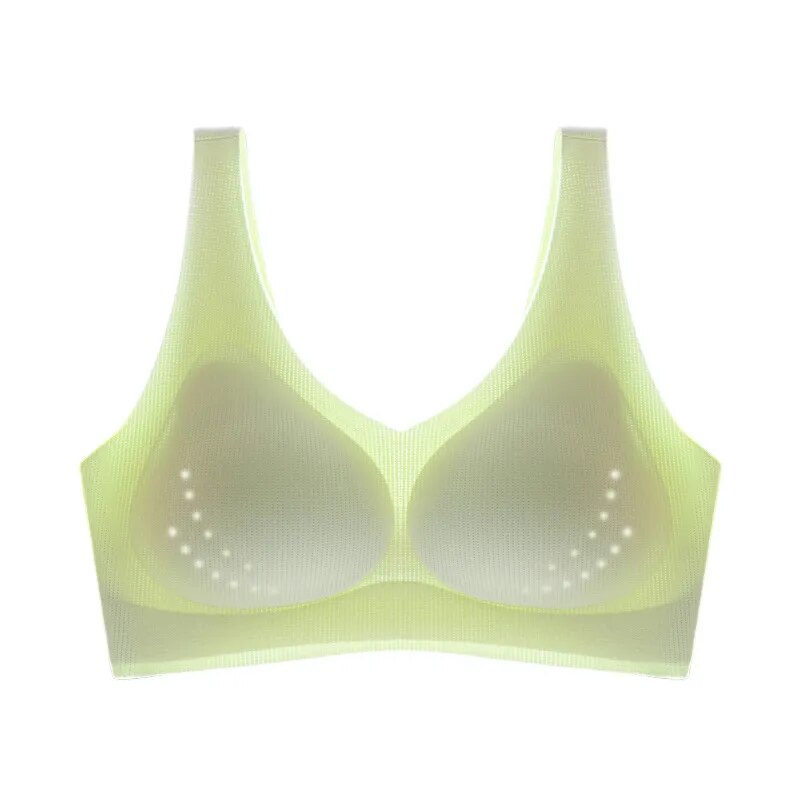 Brassière en Soie Glacée sans couture & 100% respirante