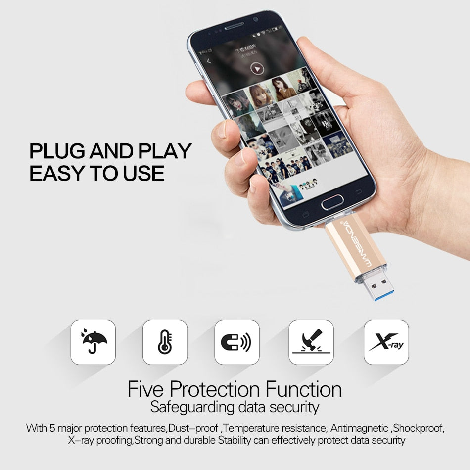 Clé USB 3.0 64GO Multifonctions