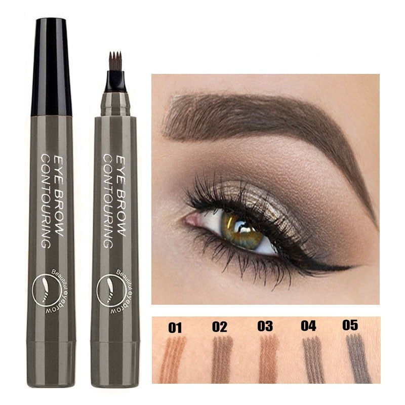 BROW PEN - Stylo feutre à sourcils 4 pointes précises - 1 ACHETÉ = 1 OFFERT
