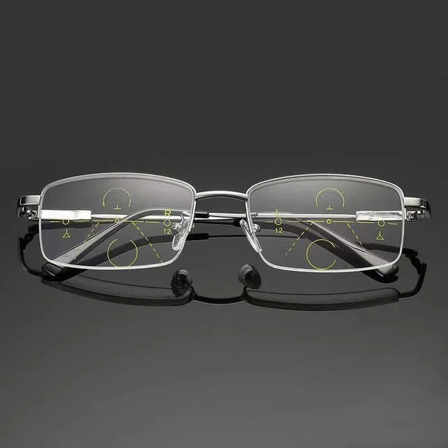 Lunettes mixtes progressives à branches flexibles