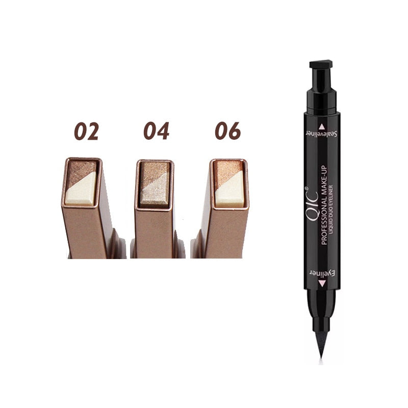 Lot de 3 Bâtons fard à paupières 2 en 1 Longue tenue + 1 EYELINER STAMP OFFERT