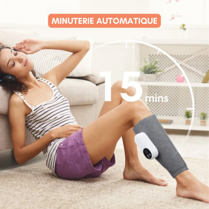 LEG PRO - Masseur de Jambes 360° chauffant - Meilleur retour veineux