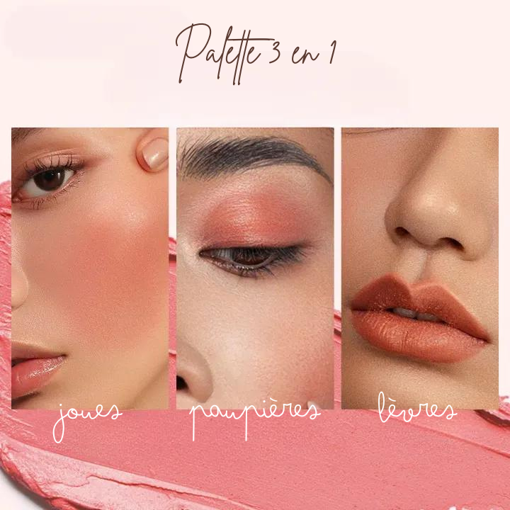 Palette maquillage 3 en 1