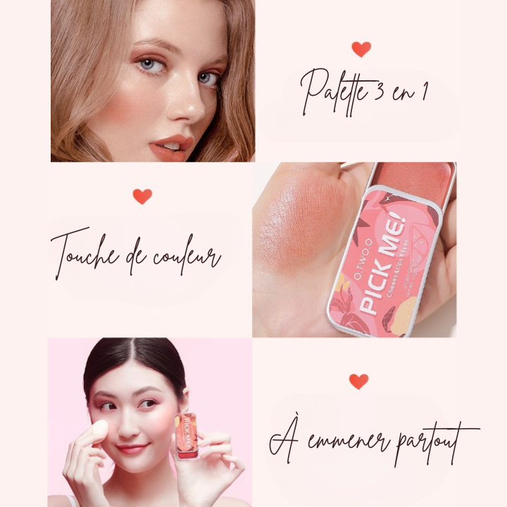 Palette maquillage 3 en 1