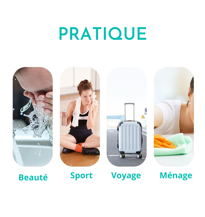 Mini serviette compressée