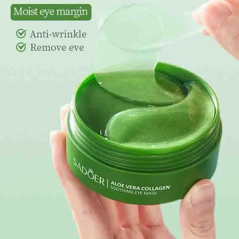 60x Patchs pour les yeux à l'Aloe Vera