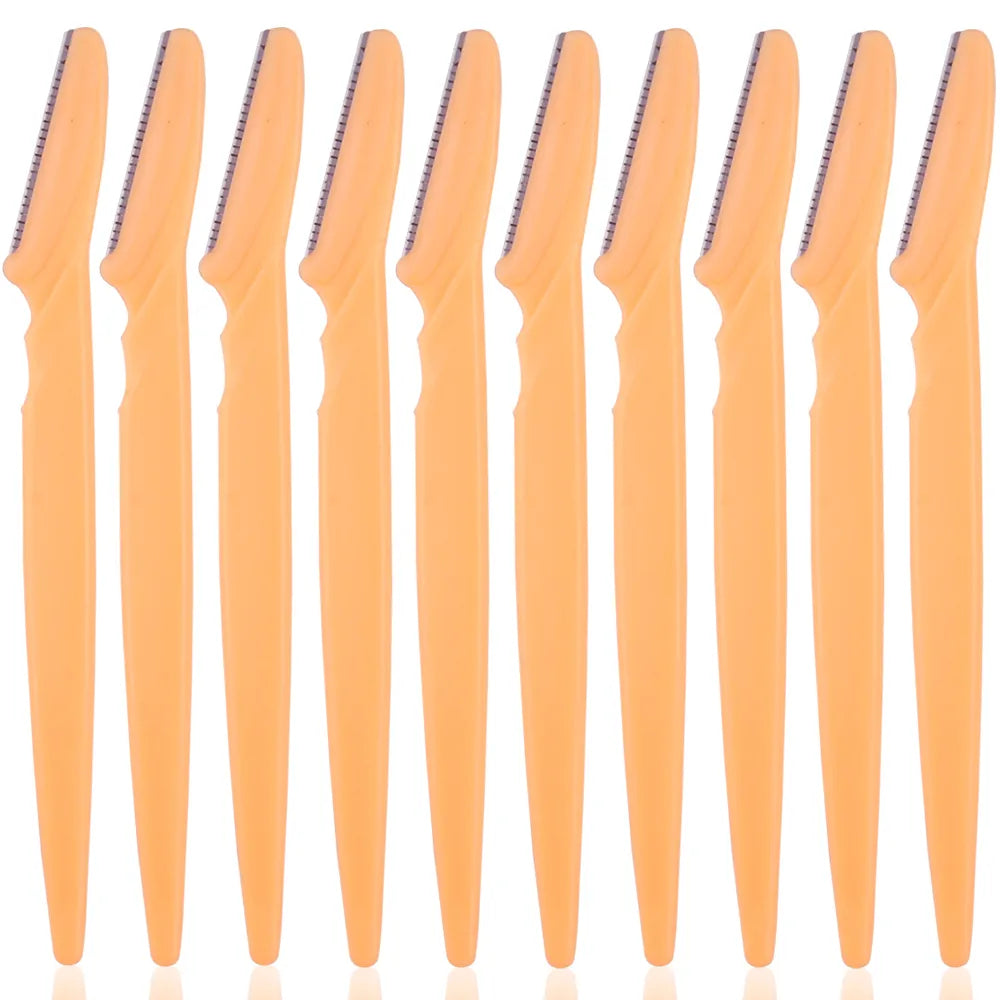 Lot de 10 rasoirs scalpels de Dermaplaning visage - Exfoliant & Rasage