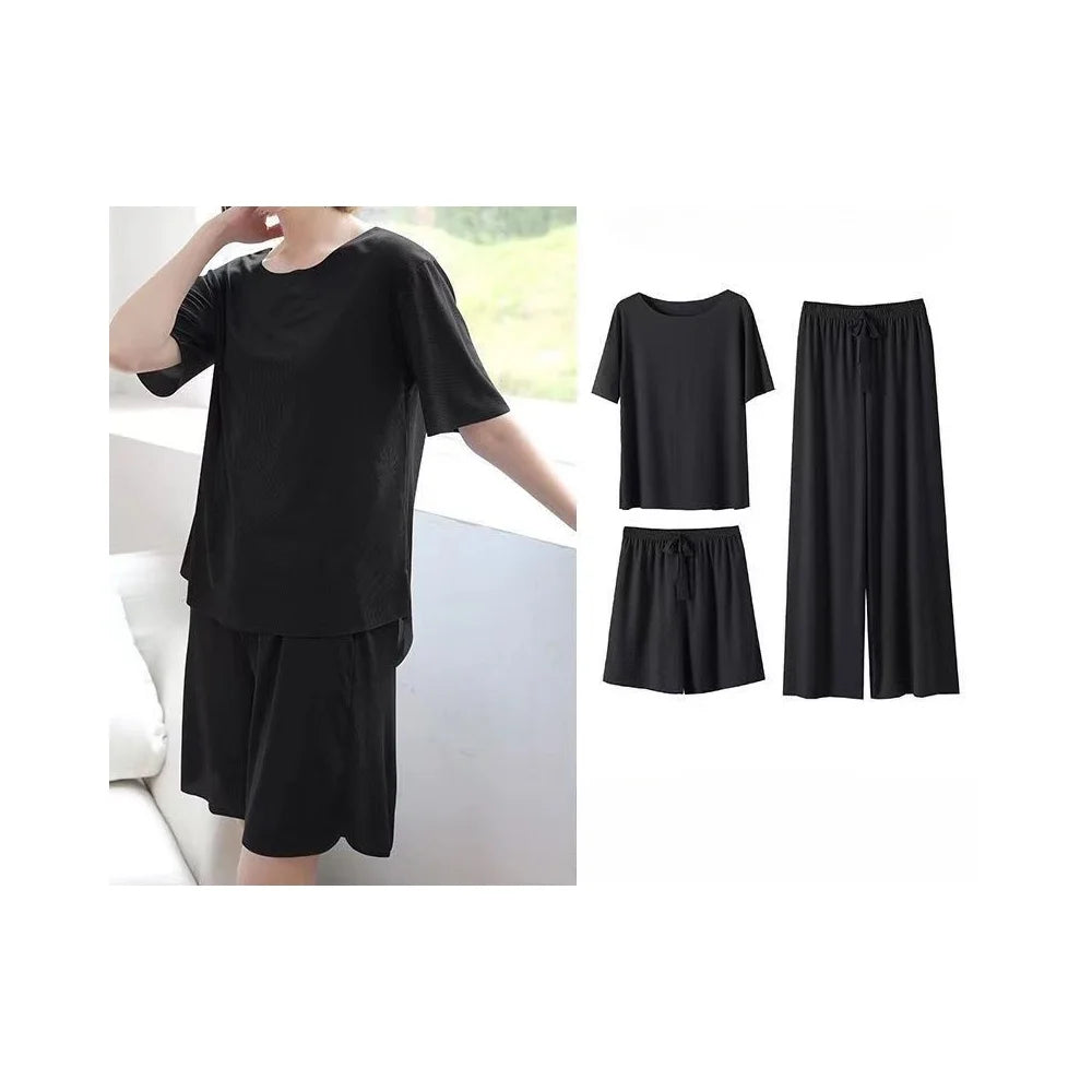 Autumn Winter Warm Flannel Fleecing Women Pyjamas Sets Thick Coral Velvet Long Sleeve Cartoon Sleepwear Thin Flannel Pajamas Set