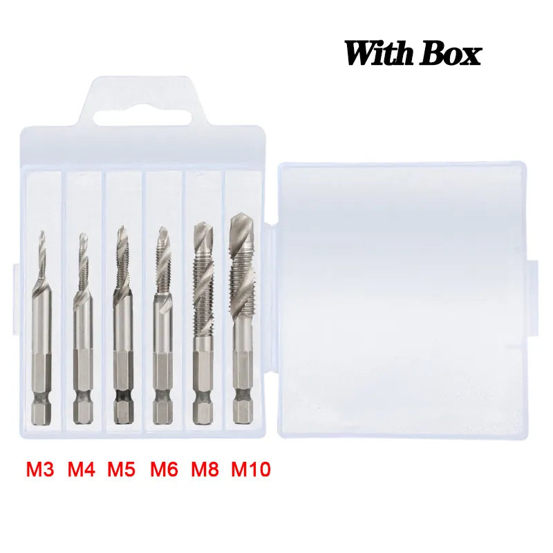 6Pcs Box Argenté - Long