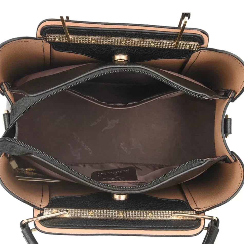 Sac à main PREMIUM en cuir souple pour femmes