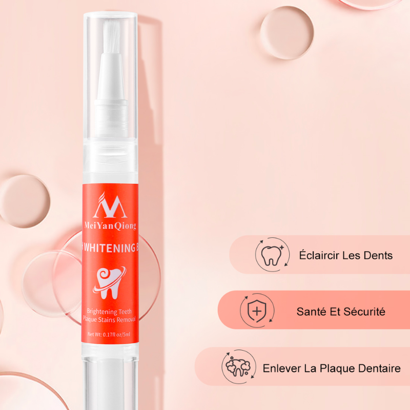 Stylo magique dents blanches