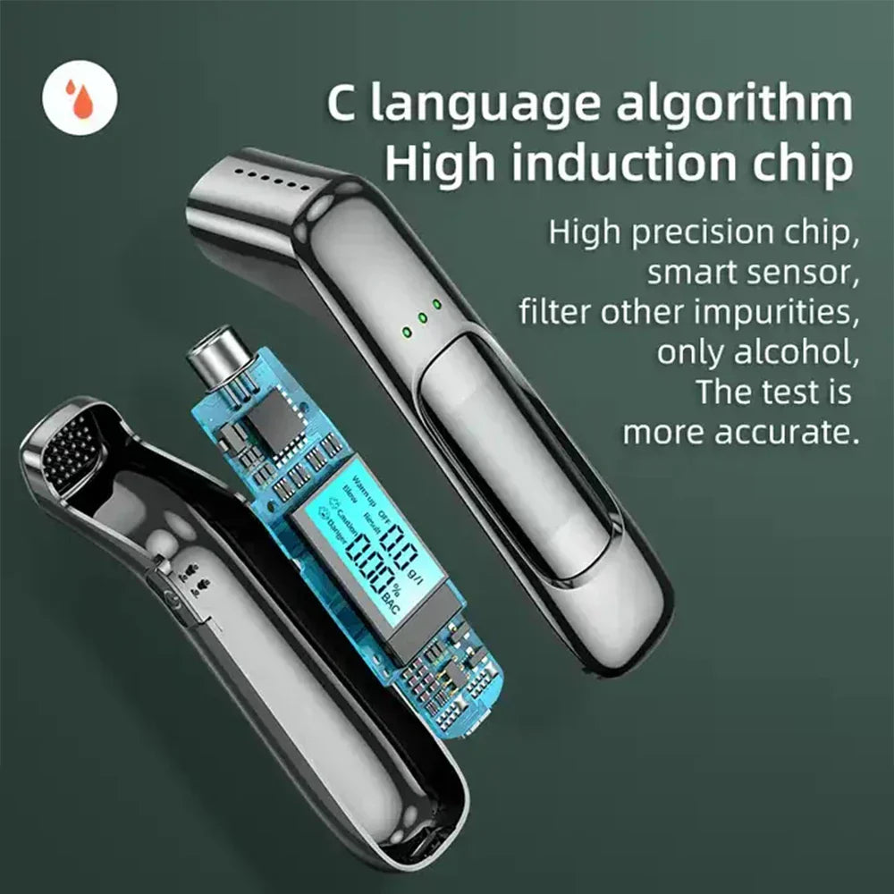 Mini Alcootest Hygiénique sans contact - Résultat EXPRESS