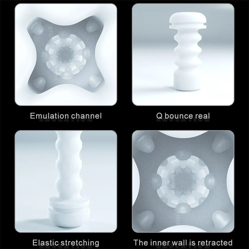 PLEASURE - Sextoy 4 en 1 Vibro, Succion & Mouvement de langue