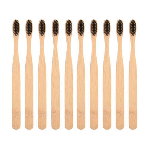 Brosse à dent en Bambou - Lot de 10