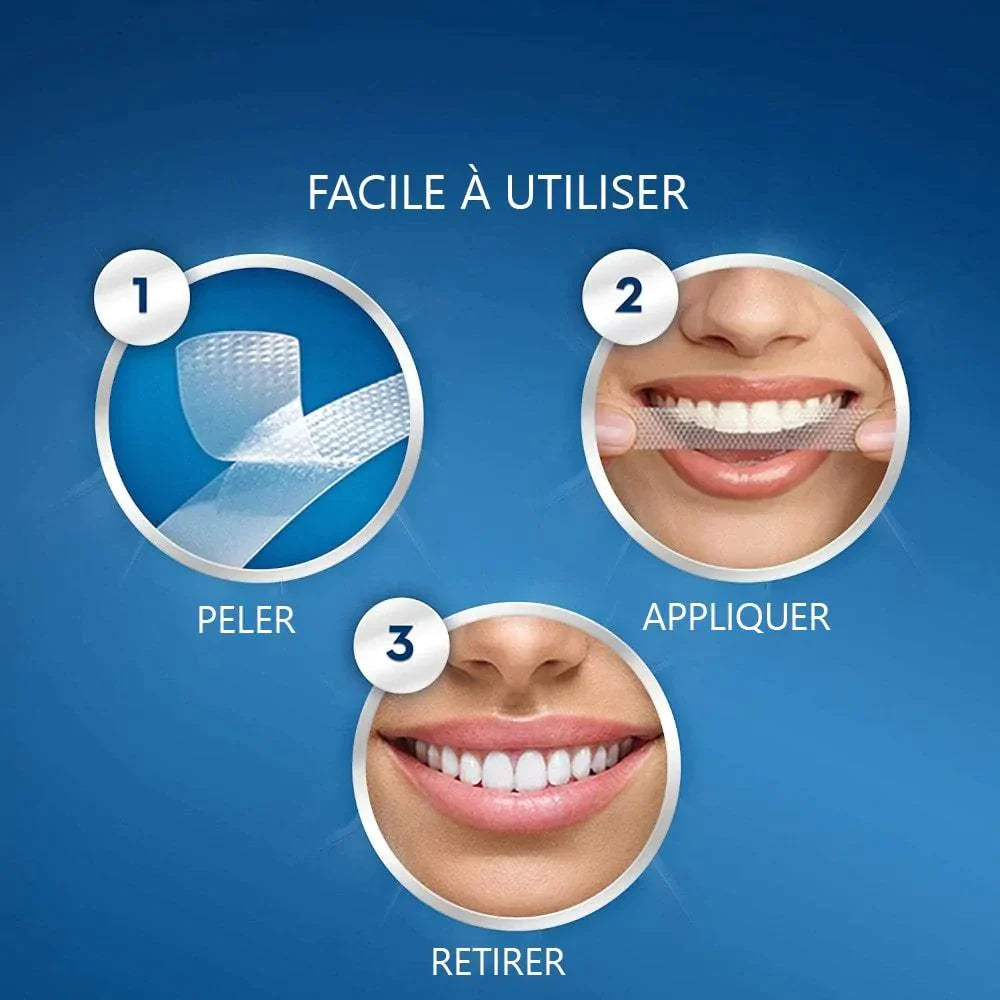 14x Bandes blanchiment dentaire