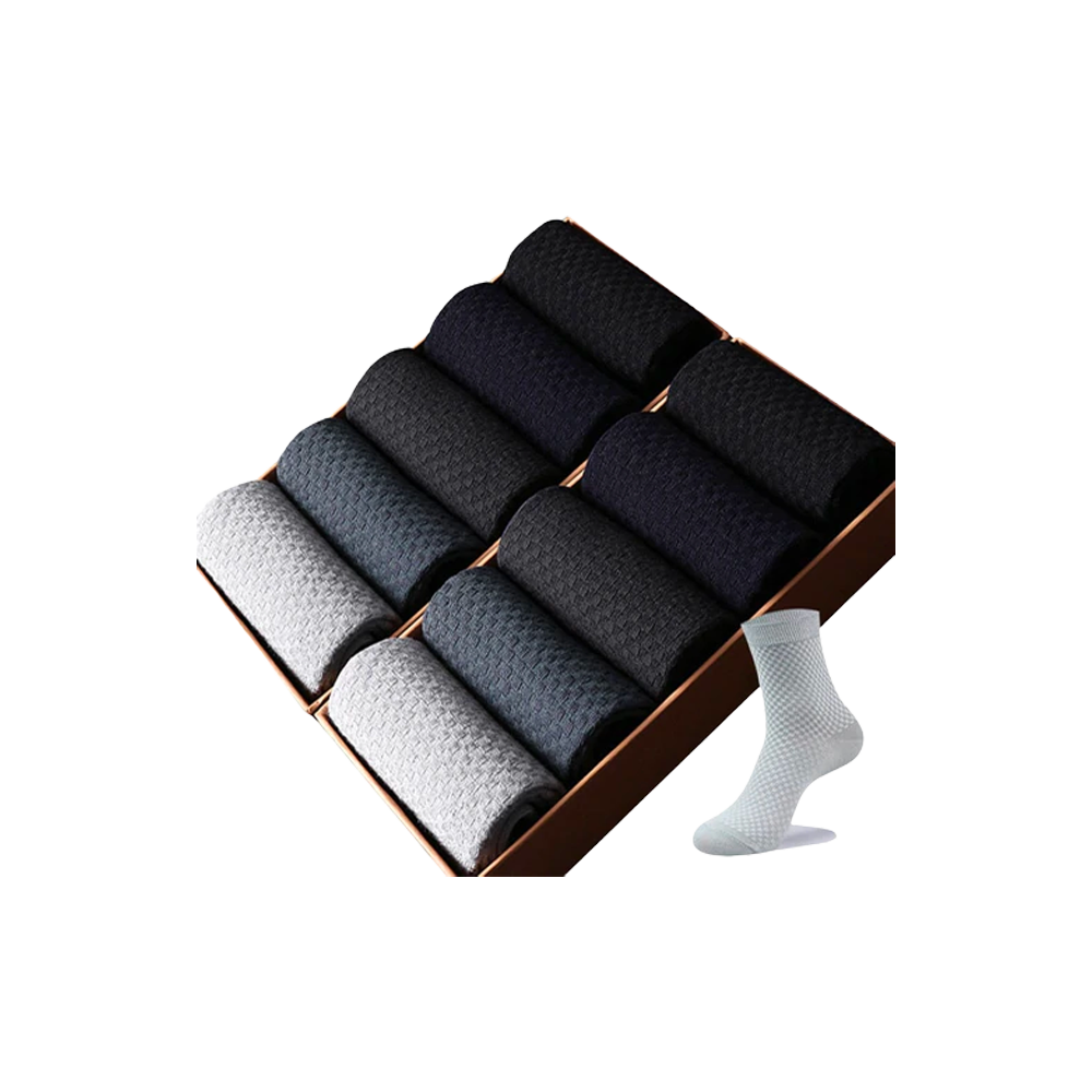 Lot de 10 Chaussettes en fibre de Bambou