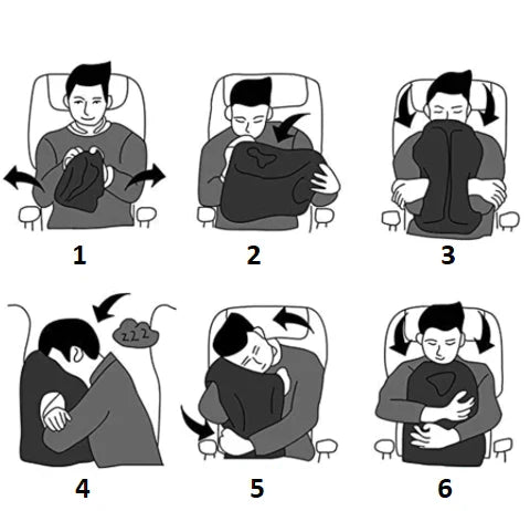 Coussin de voyage gonflable