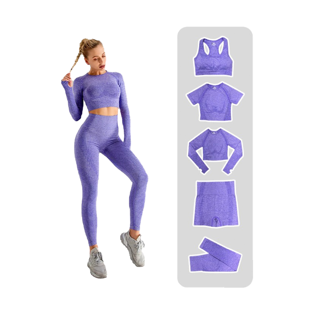 Ensemble de sport 5PCS pour Femme