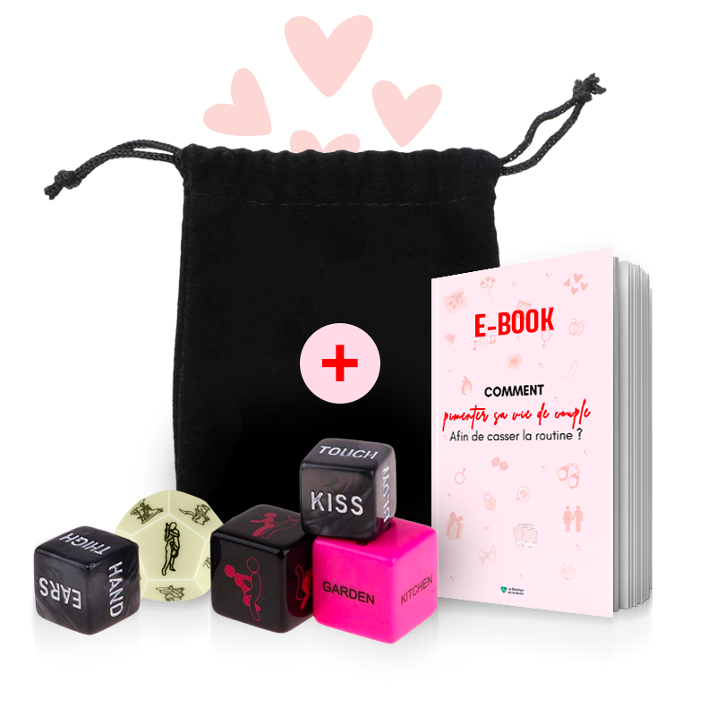 Pack complet jeu de dés coquins - 5 PCS + E Book OFFERT