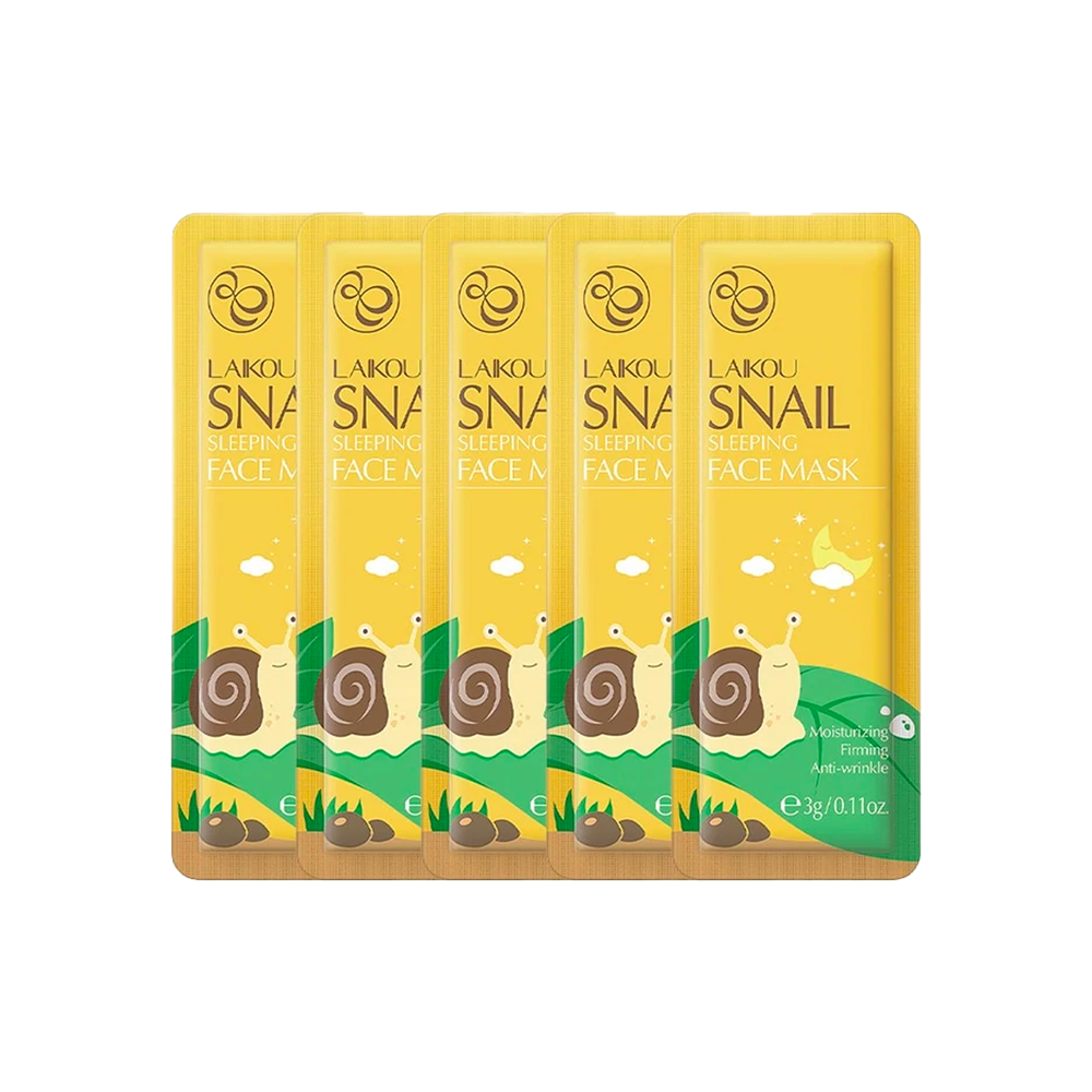 Lot de 5 Masques Hydratants de nuit visage