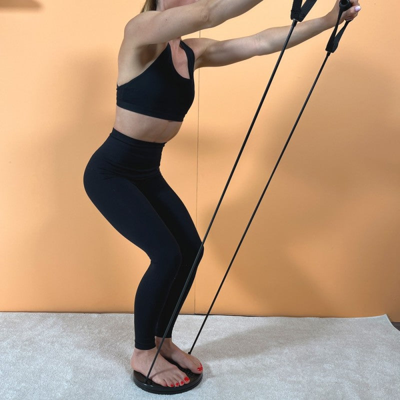 TWIST IT - Disque rotatif de cardio avec élastiques