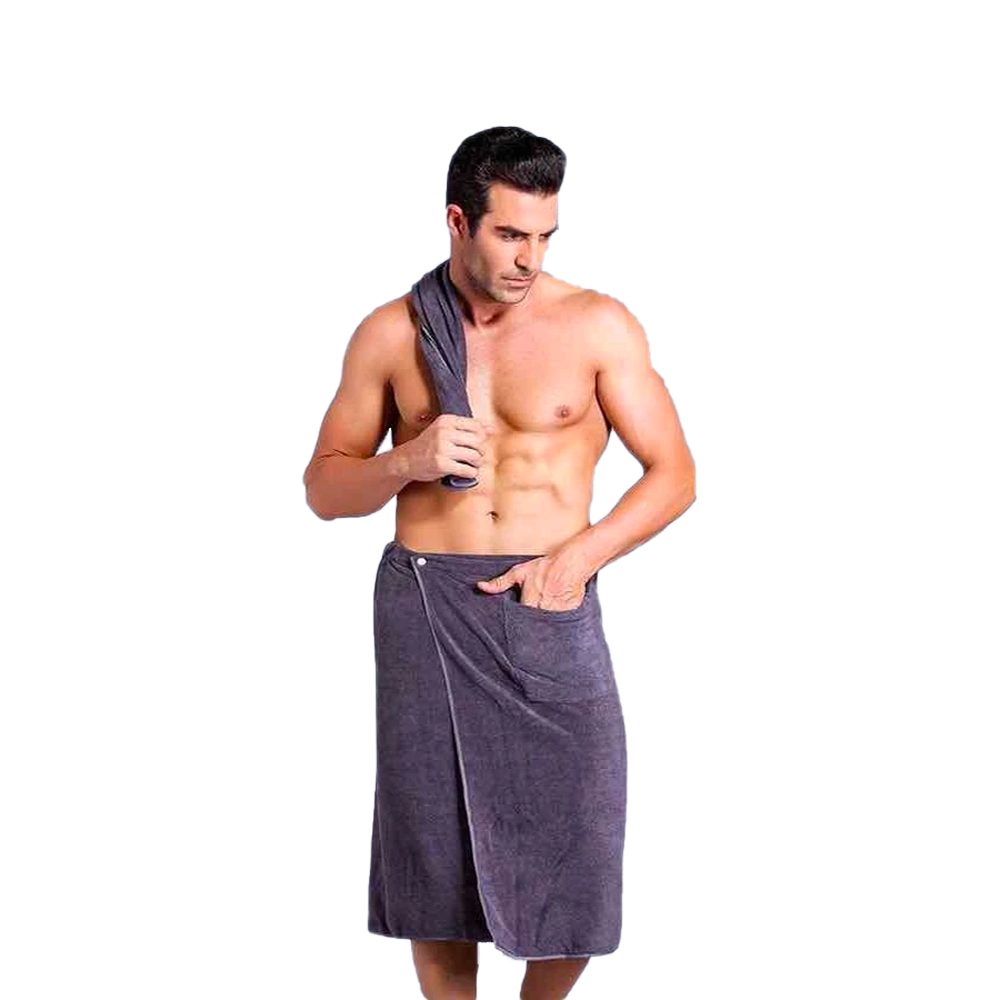 Lot de 2 Serviettes Ultra-absorbantes Homme