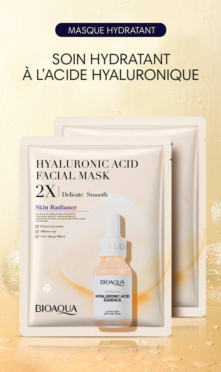 Lot de 20 Masques en tissu - Soin visage