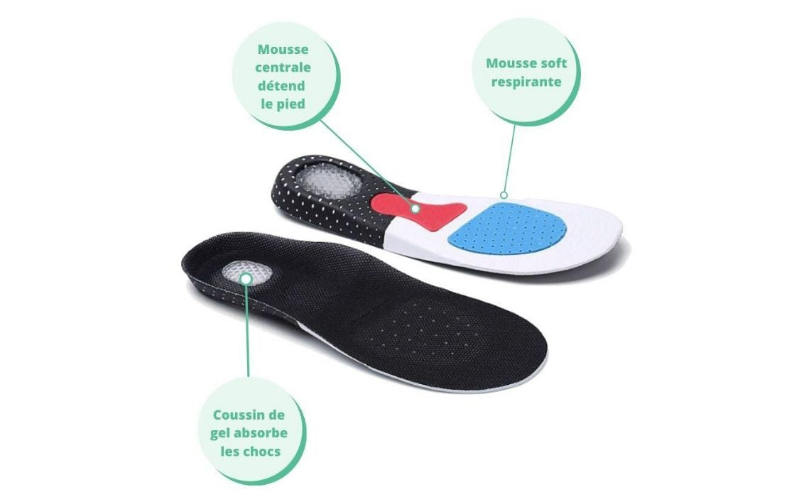 Semelles orthopédiques Gel