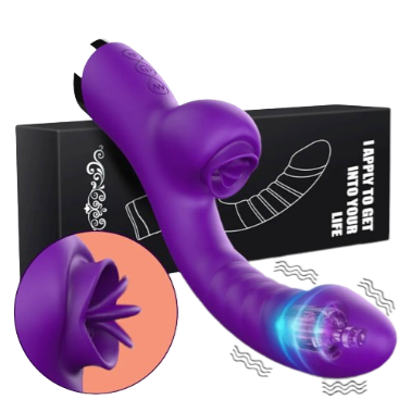 CANDY LUSH - Vibromasseur 2 en 1 - 20 modes de plaisir intense