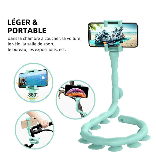 Support de téléphone Worm 360°