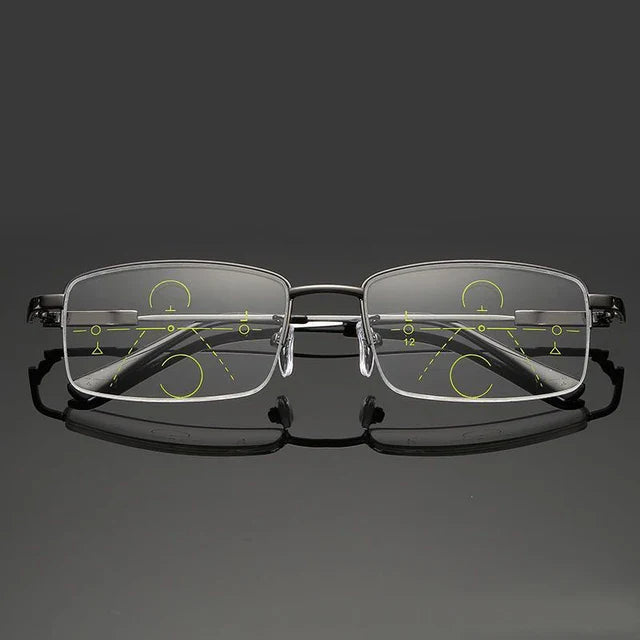 Lunettes mixtes progressives à branches flexibles
