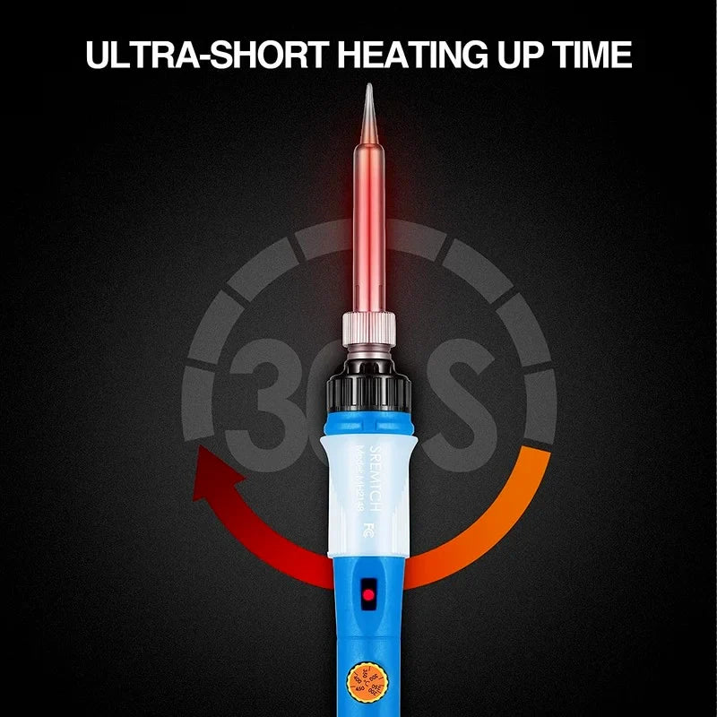 Adjustable Temperature Soldering Iron Kit + Multimeter