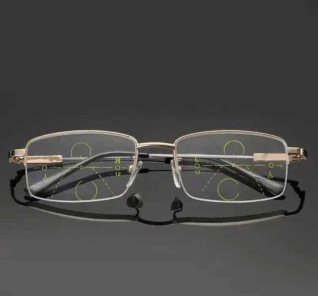 Lunettes mixtes progressives à branches flexibles