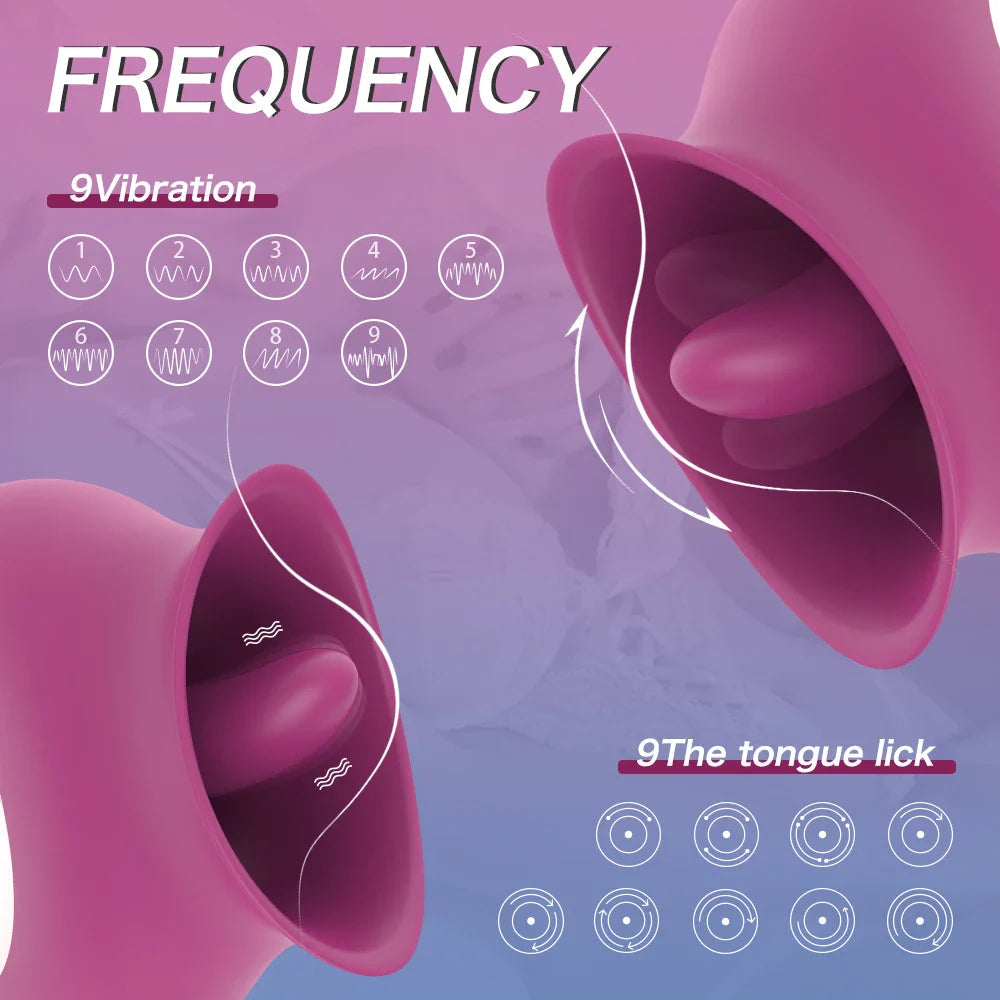 LICKY - Mini vibromasseur stimulateur cunnilingus 2 en 1