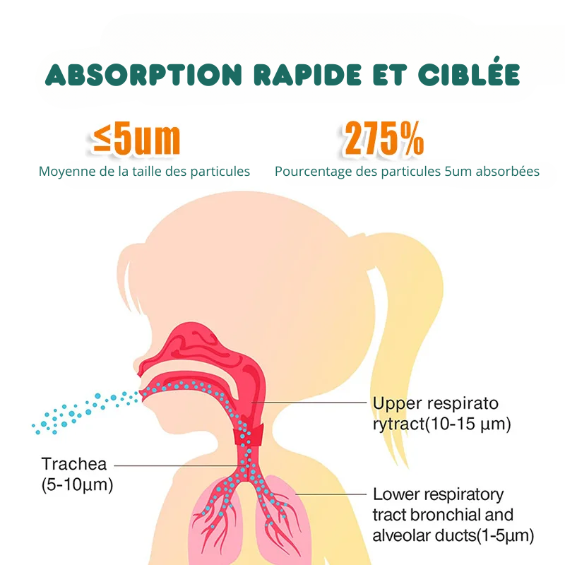 Mini Nébuliseur Médical - Idéal pour maladies respiratoires