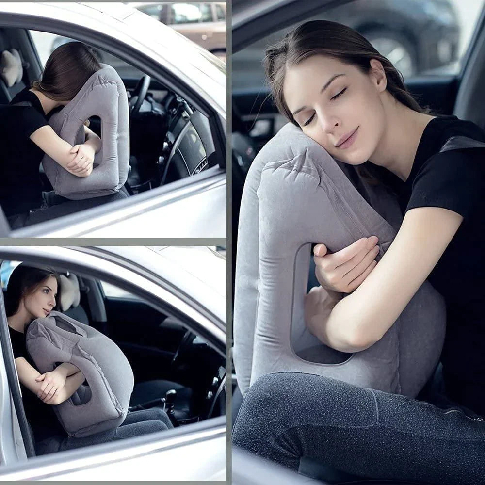 Coussin de voyage gonflable