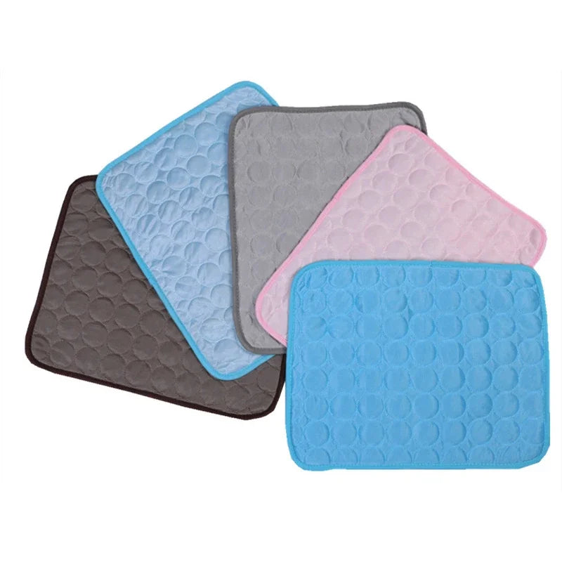 Tapis rafraîchissant d'été pour chat et chien — maille respirante, couchage confortable